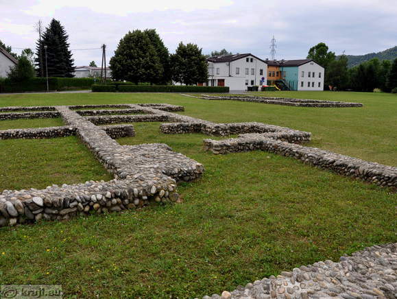Maribor - Villa rustica und slawische Grab