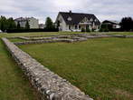 Villa rustica in slovansko grobišče - Villa rustica in restavracija v ozadju 