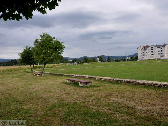 Maribor - Villa rustica und slawische Grab