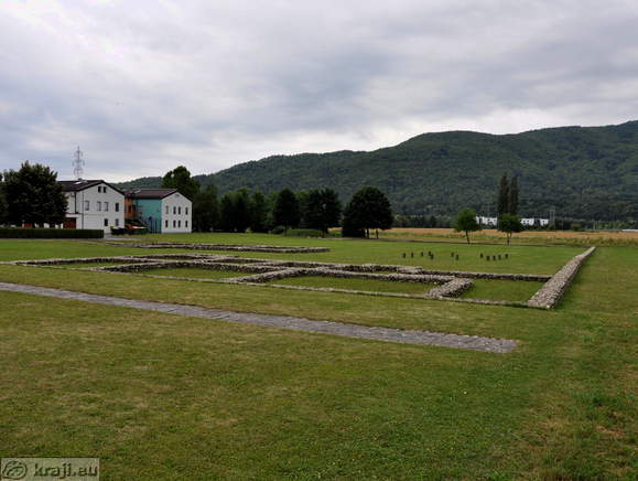 Maribor - Villa rustica und slawische Grab