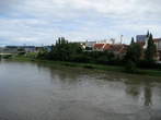 River Drava - Footpath on the right bank of Drava between Old Bridge and Tito Bridge 