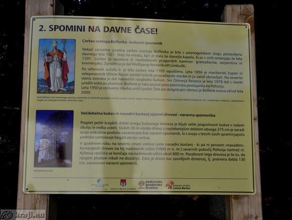 Information board - Church of St. Bolfenk