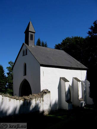 East side of the church