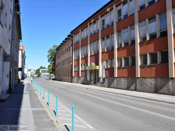 Slomskova ulica in the direction of Slovenska ulica