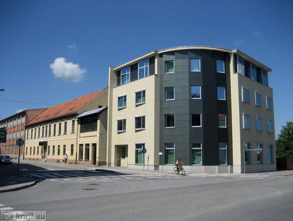 Start of Slomskova ulica at the Church of St. Nicholas