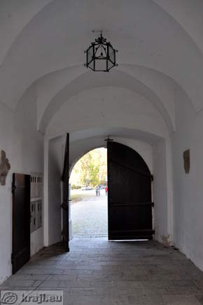 Entrance hall of the castle Entrance hall of the castle