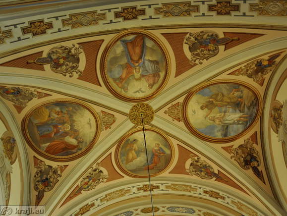 Cerkev sv. Trojice <br> Strop