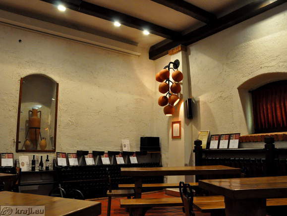 Place with wine tasting