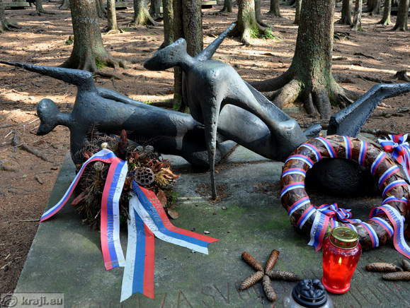 Ort der letzten Schlacht des Pohorje-Bataillon